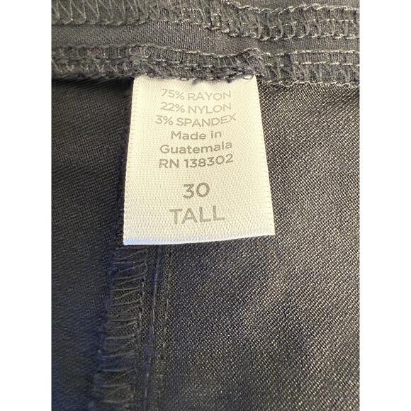 NWT Avenue Womens Black Wide Leg Formal Boot Pants 30 Tall - Picture 4 of 10